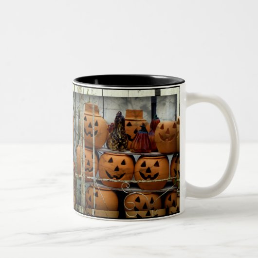 Mug de boisson d'Halloween/Automne - Citrouille (Droit)