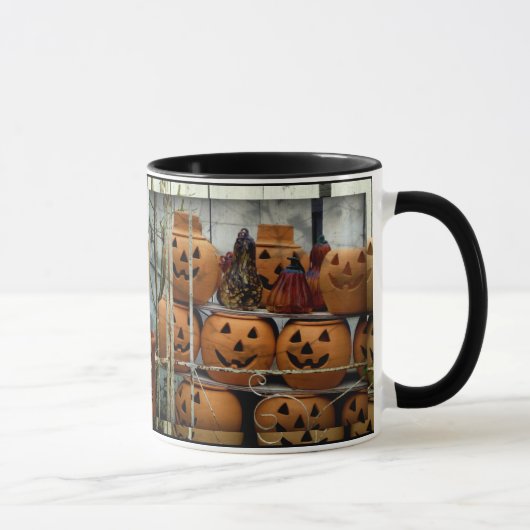 Mug de boisson d'Halloween/Automne - Citrouille (Droite)