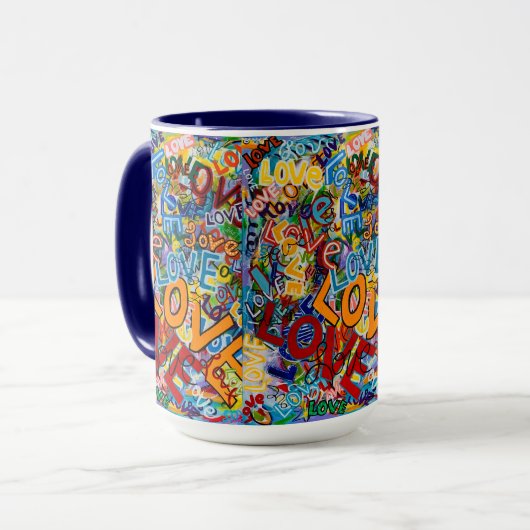 Mug de boisson "Love" (Devant gauche)