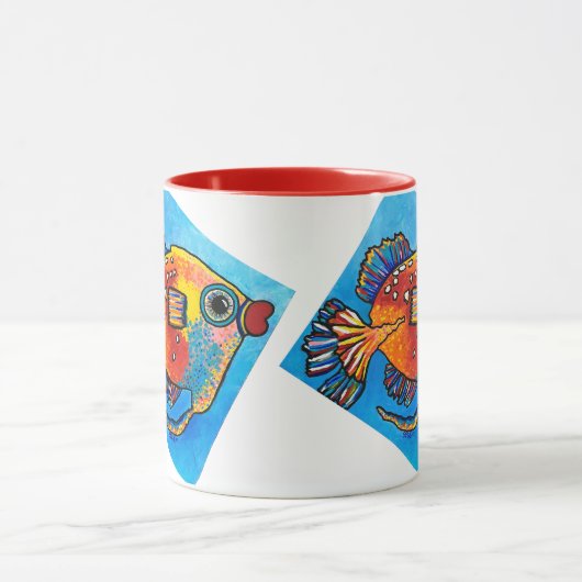 Mug de boisson "pêches" (Centre)