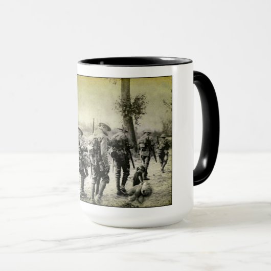 Mug de boisson vintage WWI (Devant droit)