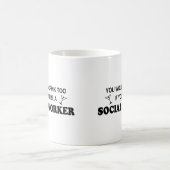 Mug De boissons assistant social trop - (Centre)