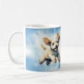 Mug de bonbons joyeux de caniche (Gauche)