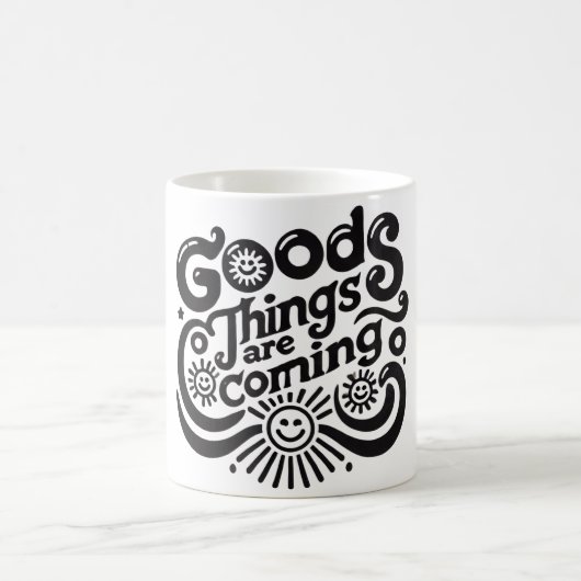 Mug de bonnes choses arrivent (Centre)
