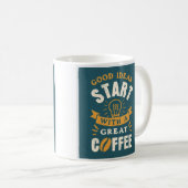 Mug De Bonnes Idées Commencent Par Une Grande Coupe De (Devant droit)