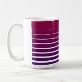 Mug 🌟 de boue de lignes horizontales ☕️ (Gauche)