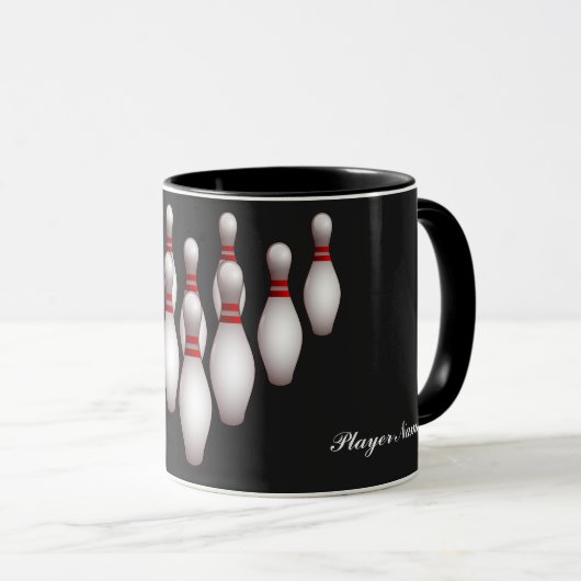 Mug de bowling (équipe/joueur) (Devant droit)