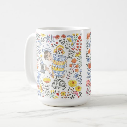 Mug de brassage de 15 po en fleur d'ozone (Devant gauche)