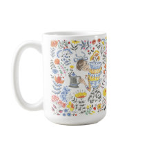 Mug de brassage de 15 po en fleur d'ozone