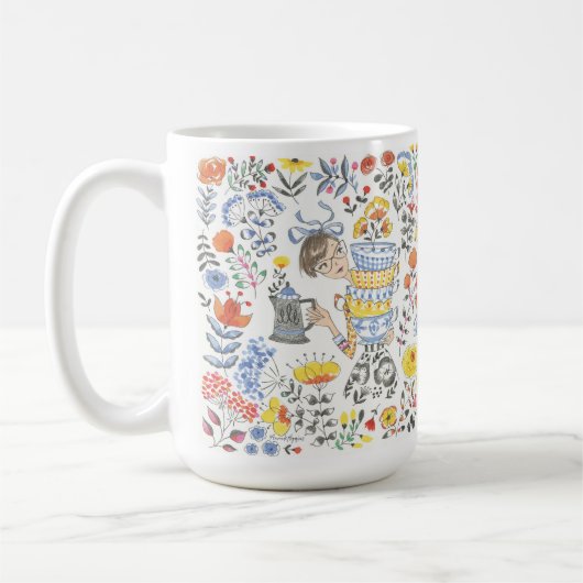 Mug de brassage de 15 po en fleur d'ozone (Gauche)