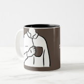 Mug de brasse anonyme - Parfait pour les amateurs  (Devant gauche)