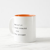 Mug de bureau amusant avec des citations sarcastiq (Devant gauche)