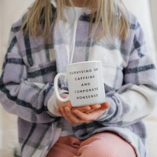 Mug de bureau amusant avec des citations sarcastiq