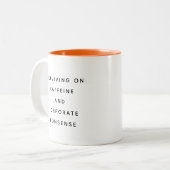 Mug de bureau amusant avec des citations sarcastiq (Devant gauche)