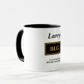 Mug de bureau back/Gold personnalisé (Devant gauche)