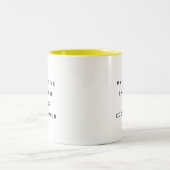 Mug de Bureau Drôle avec des Citations de Travail (Centre)