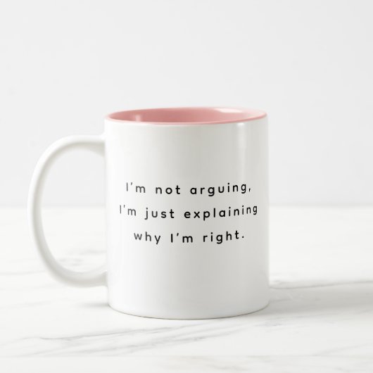 Mug de Bureau Drôle avec des Citations de Travail  (Gauche)