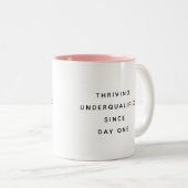 Mug de Bureau Drôle avec des Citations de Travail  (Devant droit)