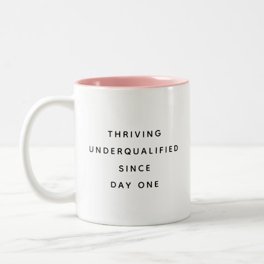 Mug de Bureau Drôle avec des Citations de Travail  (Gauche)