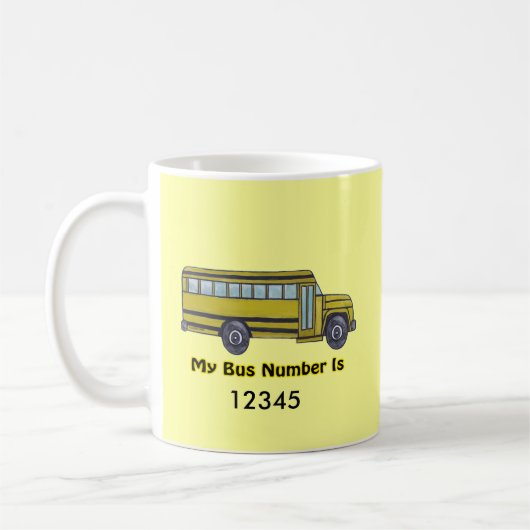 Mug de bus scolaire (Gauche)