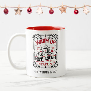 Mug de cacao chaud Festif personnalisé