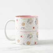 Mug de cacao chaud personnalisé pour fille (Gauche)