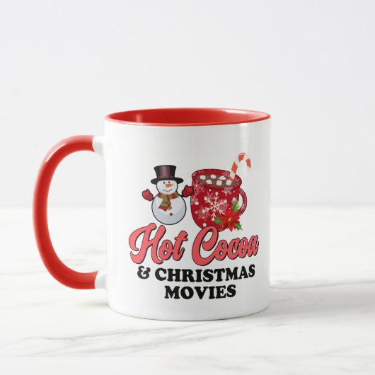 Mug de cacao de Noël, tasse de café de Noël (Gauche)