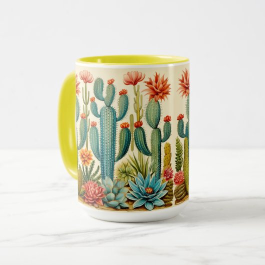 Mug de cactus du désert (Devant gauche)