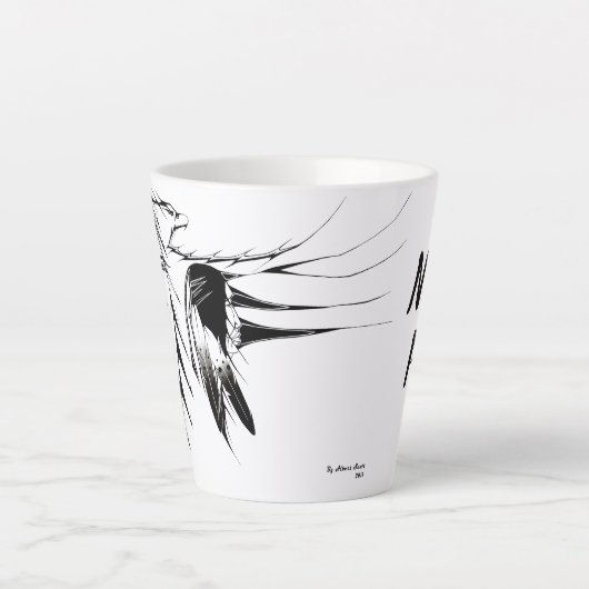 mug de café 12 oz Aigle (Devant)