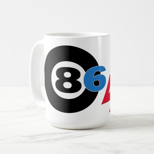 Mug de café "8647" 15 oz (Devant gauche)