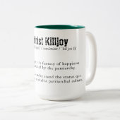 Mug de café à deux tonalités pour la féministe Kil (Devant droit)