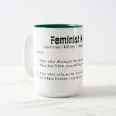 Mug de café à deux tonalités pour la féministe Kil (Devant gauche)