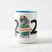 Mug de café à deux tons 17 oz (Centre)