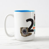 Mug de café à deux tons 17 oz (Gauche)