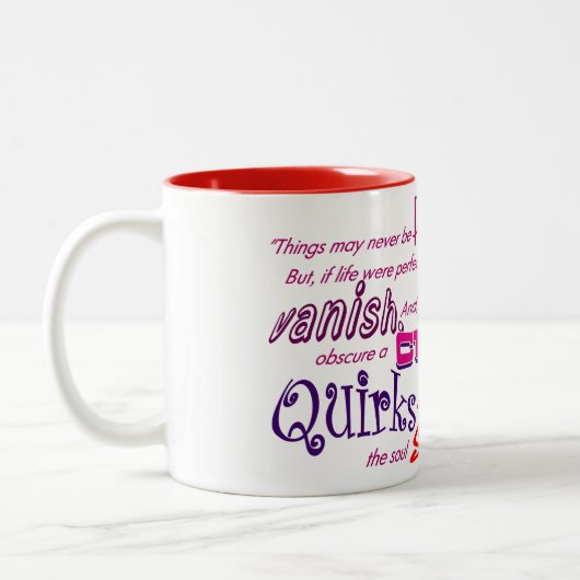 Mug de café à deux tons de Perfecto (Gauche)