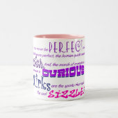 Mug de café à deux tons de Perfecto (Centre)