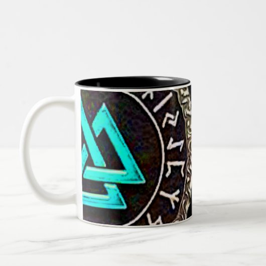 Mug de café à deux tons en noix de caille (Winding (Gauche)