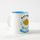 Mug de café à deux tons pour la journée de la marm (Devant gauche)