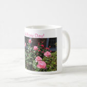 Mug de café à fleurs (Devant droit)