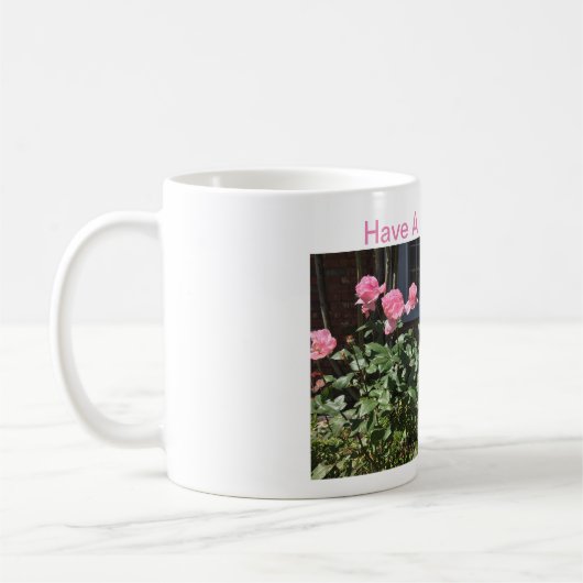 Mug de café à fleurs (Gauche)