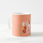 Mug de café à fleurs (Devant gauche)