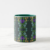 Mug de café à fleurs du concepteur (Centre)