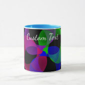 Mug de café à fusion géométrique multicolore (Centre)