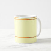 Mug de café à grains jaunes et dorés (Devant droit)