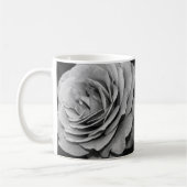 Mug de café à la rose noire et blanche (Gauche)