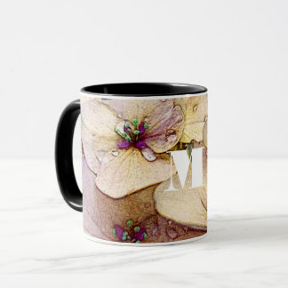 Mug de café à l'aquarelle Monogram