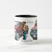 Mug de café à l'arc de rodéo occidental (Centre)