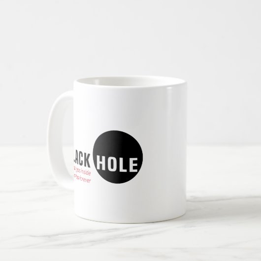 Mug de café à trou noir (Devant gauche)
