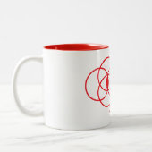 Mug de café à visage géométrique (Gauche)