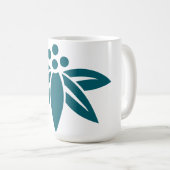 Mug de café Abstrait en silhouette (Devant droit)